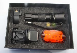 Cree LED Fahrradbeleuchtung Set Fahrrad-Rcklicht Scheinwerfer 5