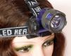 5 W HIGH TEC Cree LED Stirnlampe Headlamp Kopflampe 100m Blau
